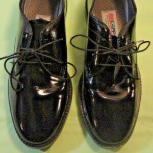CAPPS MILITARY ASU PATENT LEATHER GLOSS WOMENS 9M SERVICE UNIFORM SHOES LD 6362